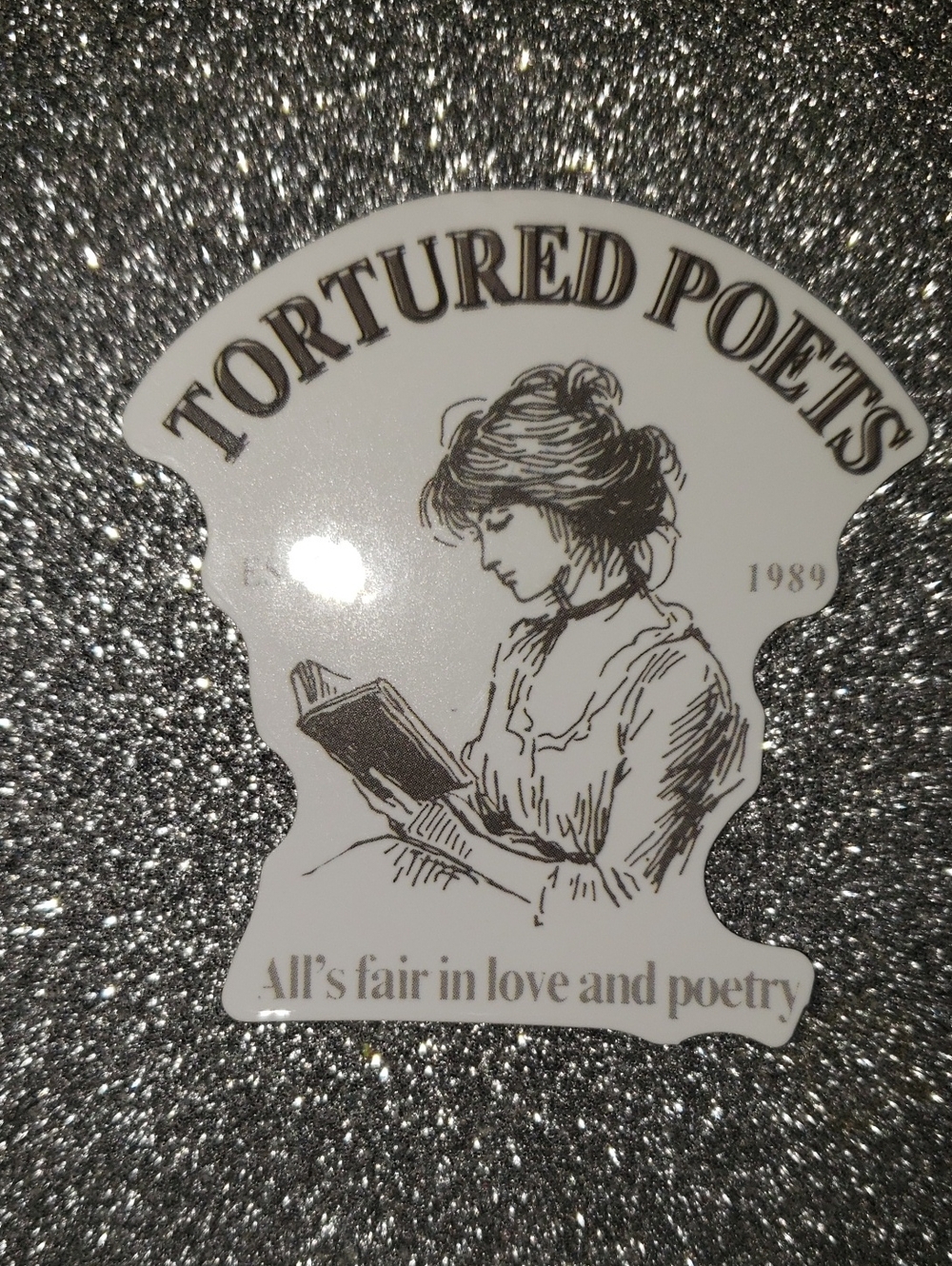 10/$10 Taylor Swift Waterproof Sticker Tortured Poets Department